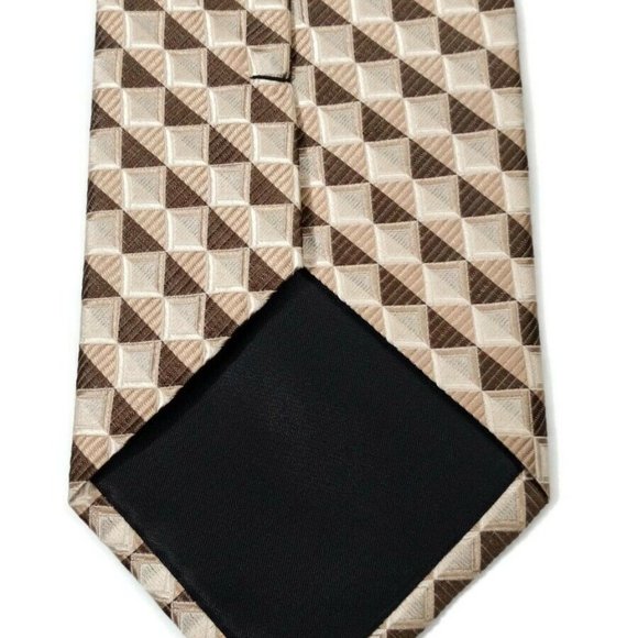 Joseph & Feiss International Brown Cream Square Di - Picture 4 of 4